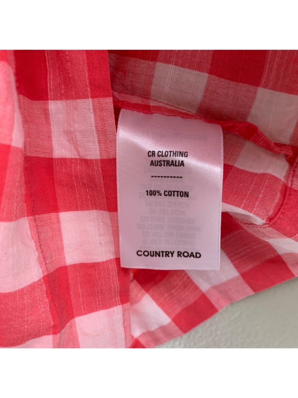 COUNTRY ROAD Red Gingham Sundress Girls 5 NWT Checks Ruffles Picnic Summer NEW - Picture 8 of 10